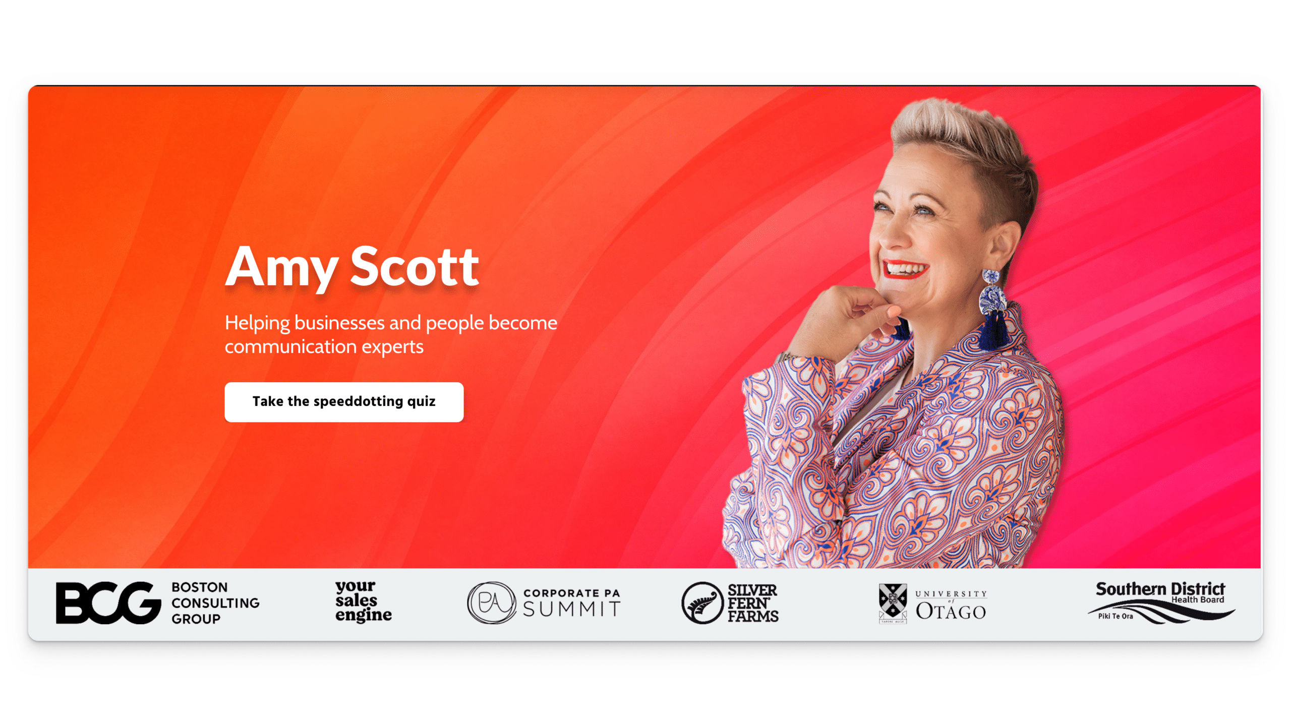 website build and systems update to simplify operations for amy scott