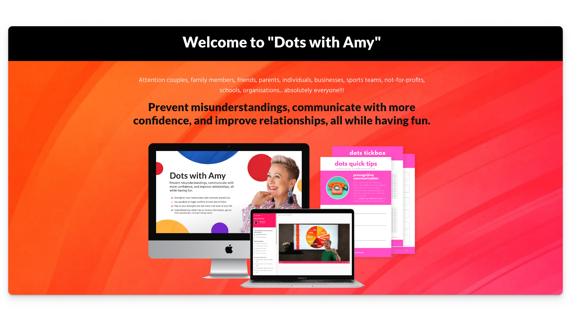 amy scotts online course build with landing pages and sales copy